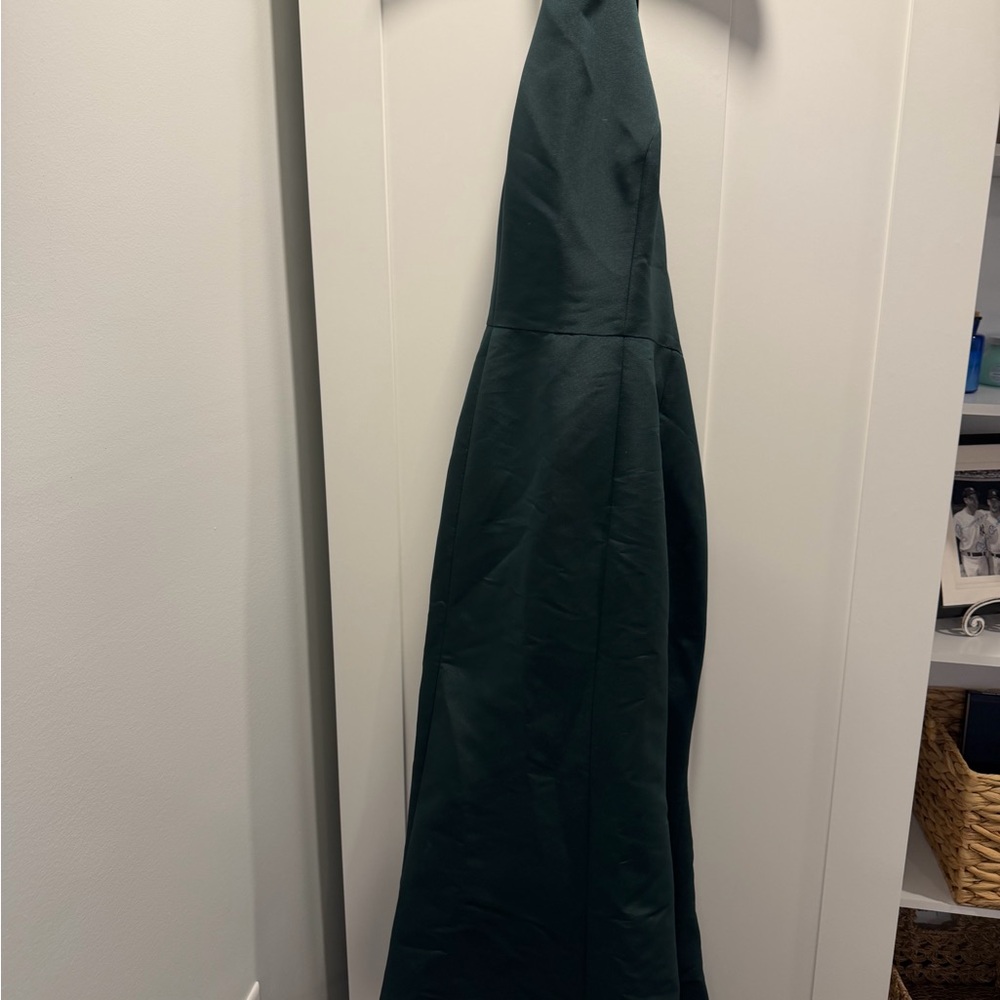 Amsale Deep Green Formal Dress